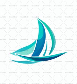 Abstraktes Surfbrett und Wellen